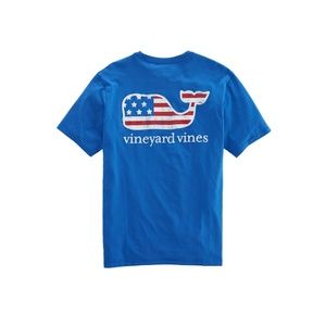 Vineyard Vines American Flag shirt Mens M/Womens L